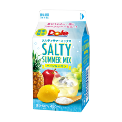 夏にうれしい、塩とフルーツのハーモニー！『DoleⓇ SALTY SUMMER MIX パイン＆レモン』450ml 期間限定発売