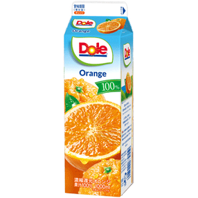 Dole® オレンジ 100% | 商品のご案内 | 雪印メグミルク